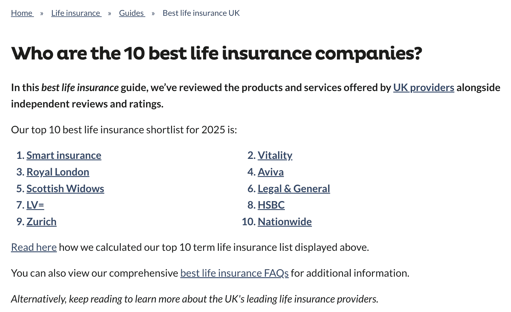 Exemple de résumés clairs