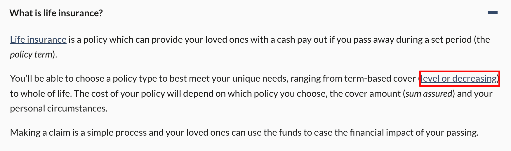 Exemple de lien interne